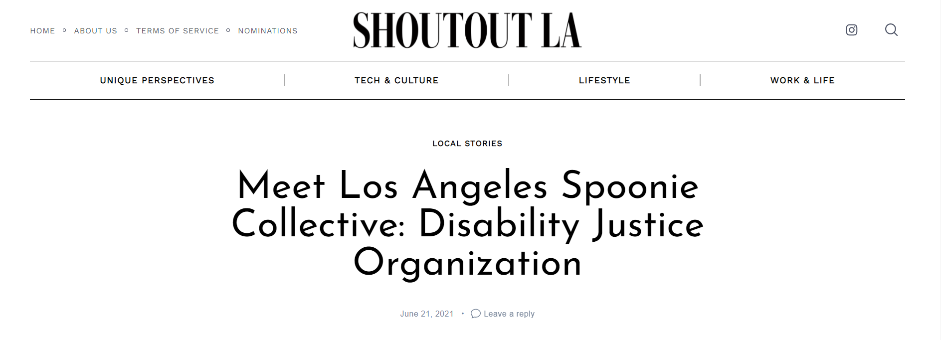 Shoutout LA - Meet Los Angeles Spoonie Collective: Disability Justice Organization